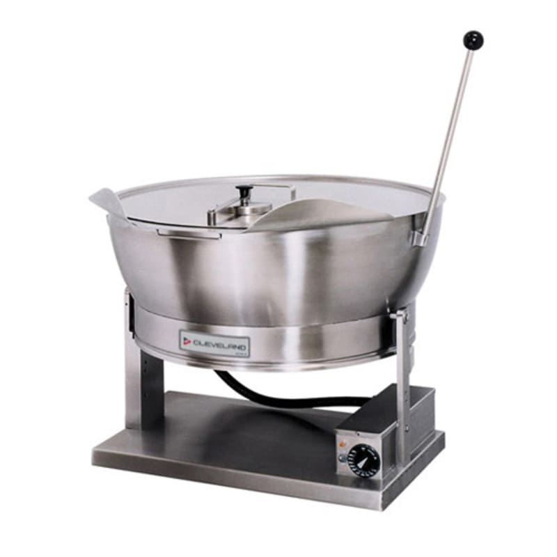 Cleveland SET15 15-Gallon Electric Countertop Manual Tilt Skillet, 240V, Single Phase