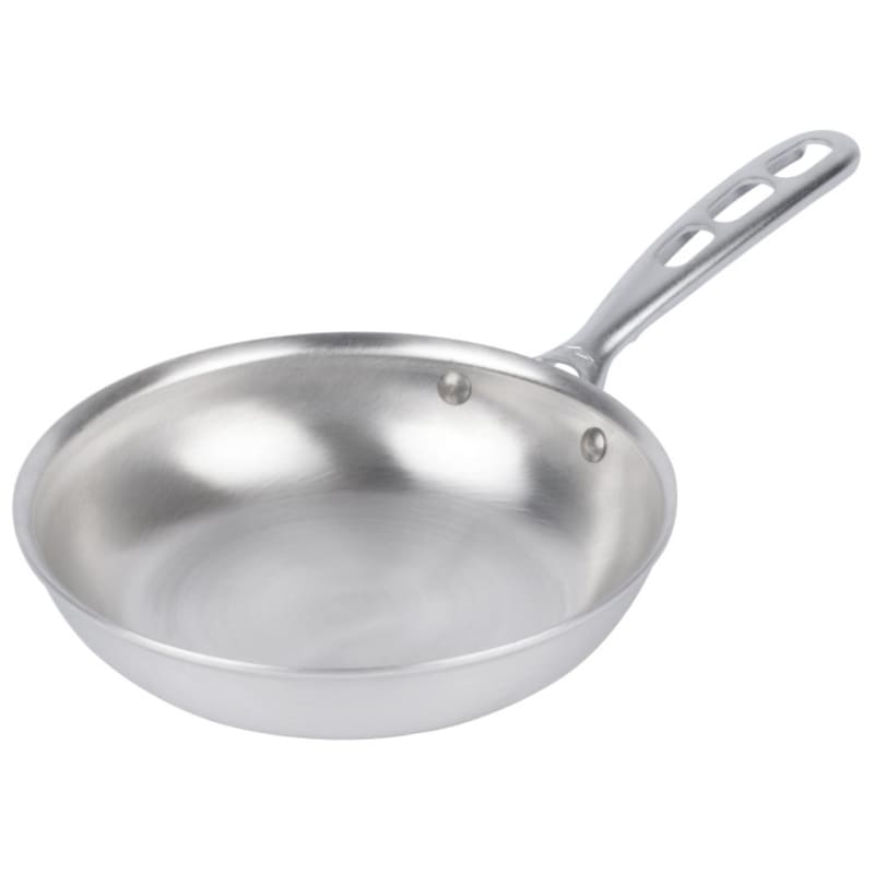 Vollrath 67108 Wear-Ever 8" Fry Pan - Natural Finish with Plated Handle
