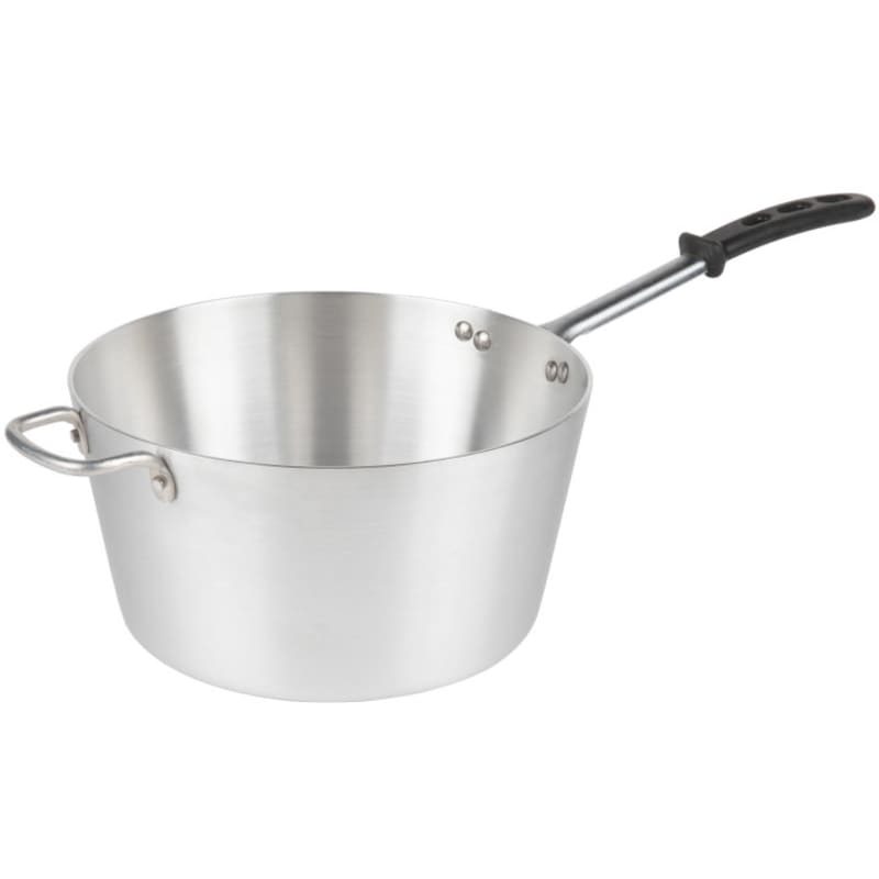 Vollrath 68308 Wear-Ever 8.5 Quart Sauce Pan with Black Handle