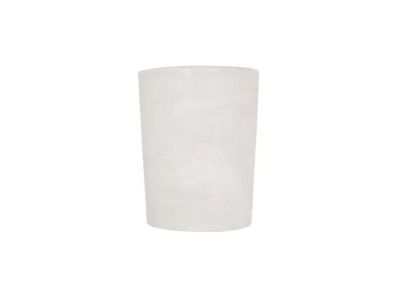 Cal-Mil 23742-5-126 4.75"Dia Cylinder-White Marble