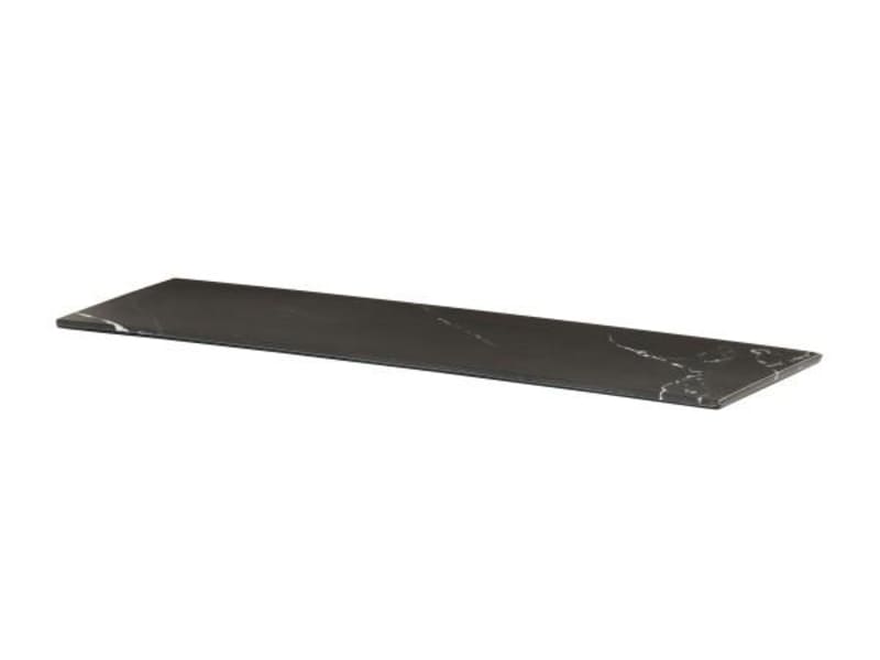 Cal-Mil 24407-206-124 Black Marble 20X6 Tray