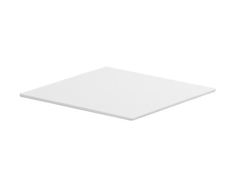 Cal-Mil 24408-10-15 White 10" Square Tray