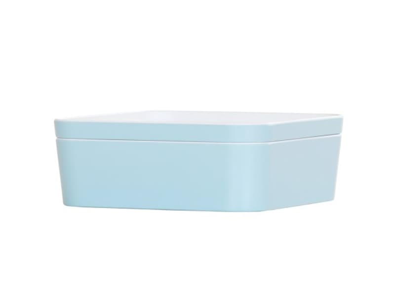 Cal-Mil 24130-8-127 8.25" Square Bento-Ocean Blue 3/Case