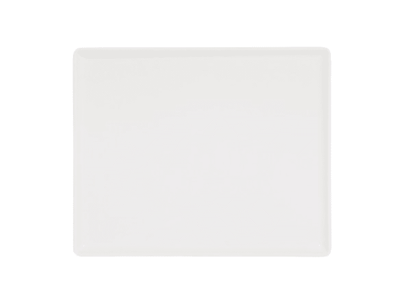 Cal-Mil 24304-1013-15 Square 10X13 White Platter 6/Case