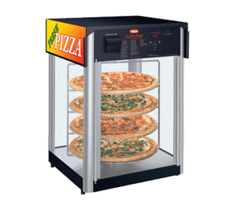 Hatco FDWD-1 Flav-R-Fresh® 4-Tier Countertop Hot Food Merchandiser with Revolving Rack, 120V