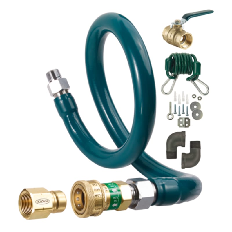 Krowne M12524K Royal Series 1-1/4" x 24" Moveable Gas Connector Hose Kit