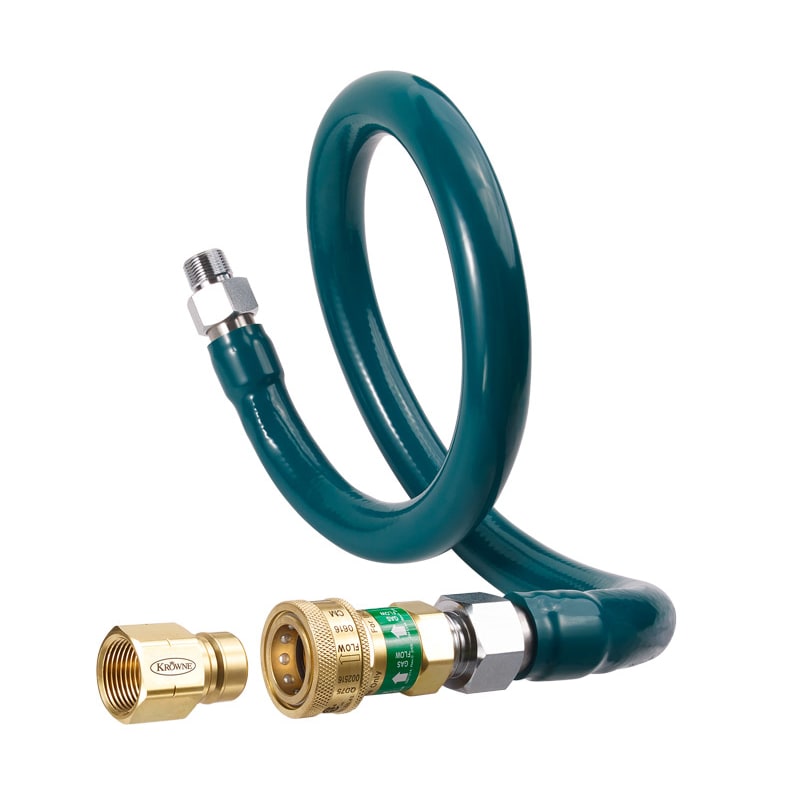 Krowne P10036K5 Royal Series 1" x 36" Moveable Gas Connector Hose Kit