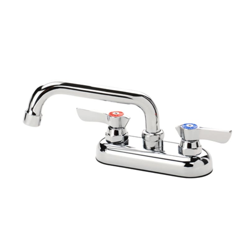 Krowne 11-406L Silver Series Deck Mount Faucet w/ 6" Swing Spout, 4" Centers