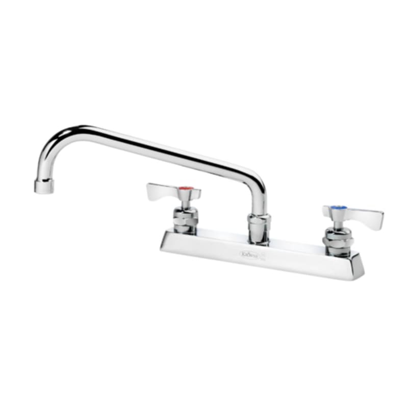 Krowne 15-510L Royal Series Deck Mount Faucet w/ 10" Swing Spout, 8" Centers