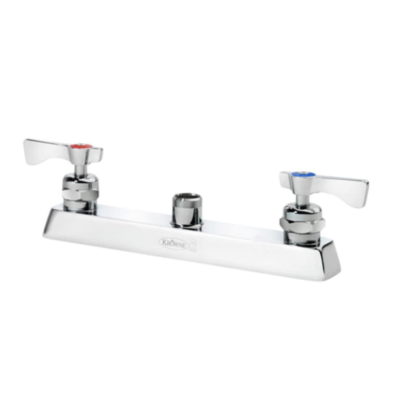 Krowne 15-5XXL Royal Series Deck Mount Faucet Base, No Spout, 8" Centers