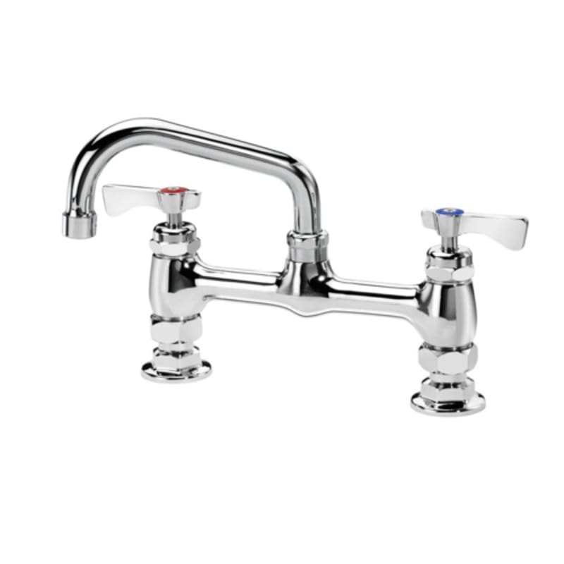 Krowne 15-806L Royal Series Deck Mount Faucet w/ 6" Swing Spout, 8" Centers