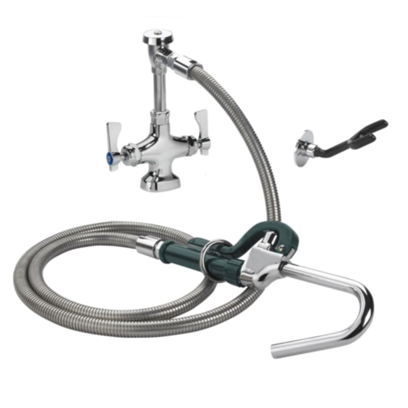 Krowne 20-201L Royal Series Deck Mount Double Pantry Pot Filler Faucet w/ 12" Swing Spout, Single Hole