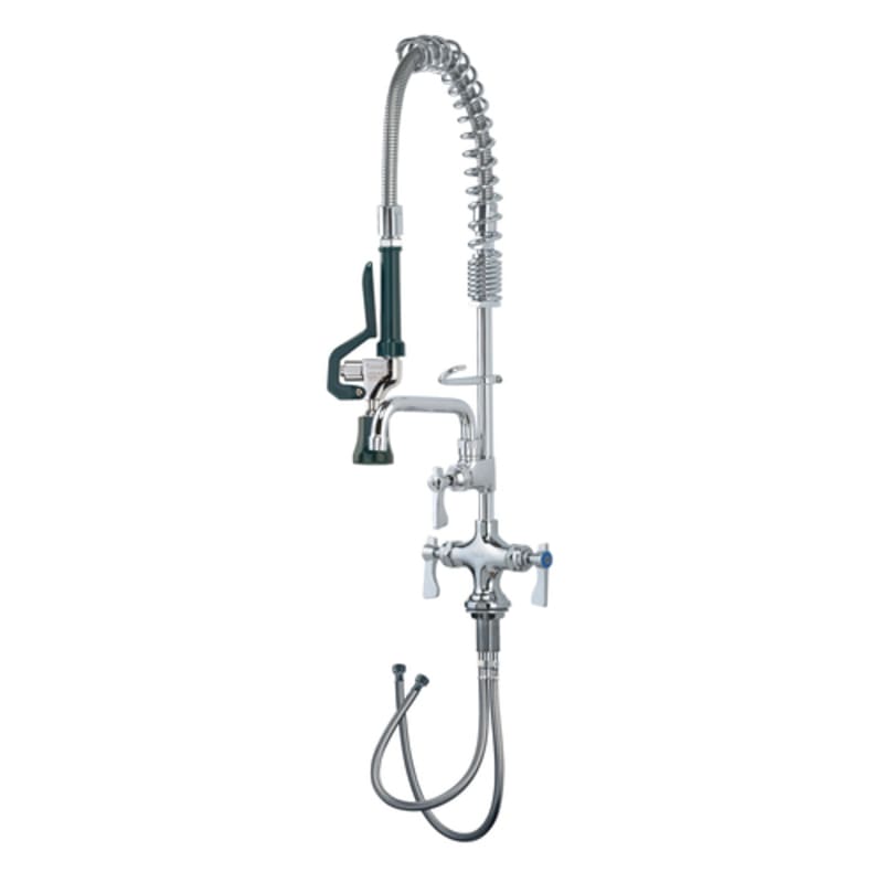 Krowne 18-506L Royal Series Deck Mount Pre-Rinse Assembly w/ 6" Add-On Faucet, Single Hole