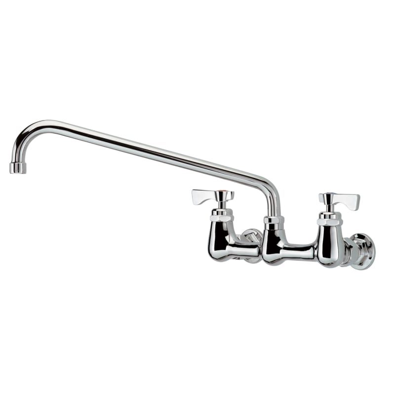 Krowne 14-814L-L-E5 Royal Series Wall Mount Faucet w/ 14" Swing Spout, 8" Centers