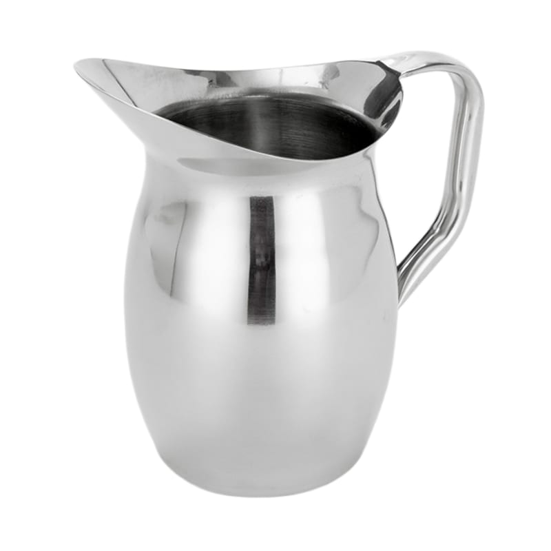 American Metalcraft WP68 68 oz. Mirror Bell Pitcher, Silver Finish