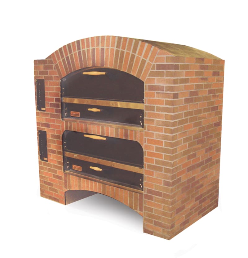 Marsal MB-42 SGL 63" Single-Deck Brick-Lined Natural Gas Pizza Oven