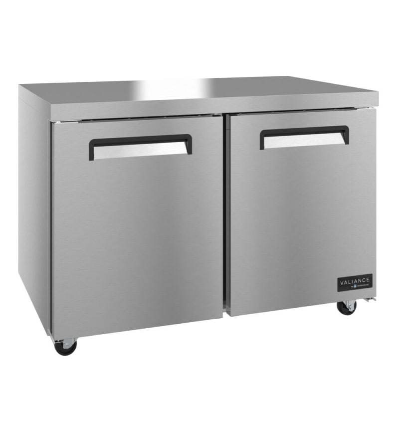 Outlet Hoshizaki VUR48A Refrigerator, Two Section Undercounter, Stainless Doors