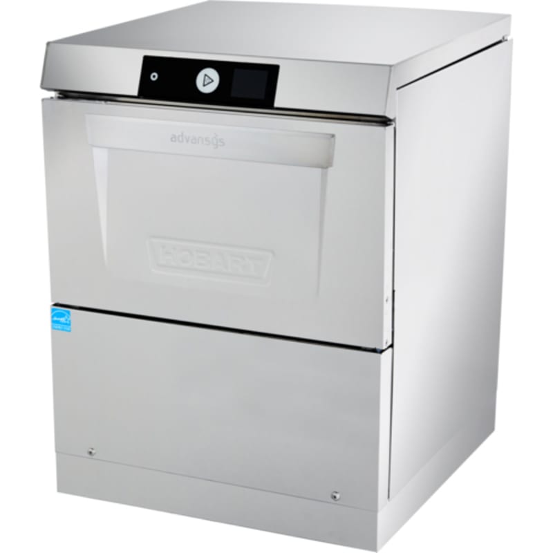 Hobart LXGNR-4 ADA LXGn Advansys High Temperature Undercounter Glass Washer, 30 Racks/Hour