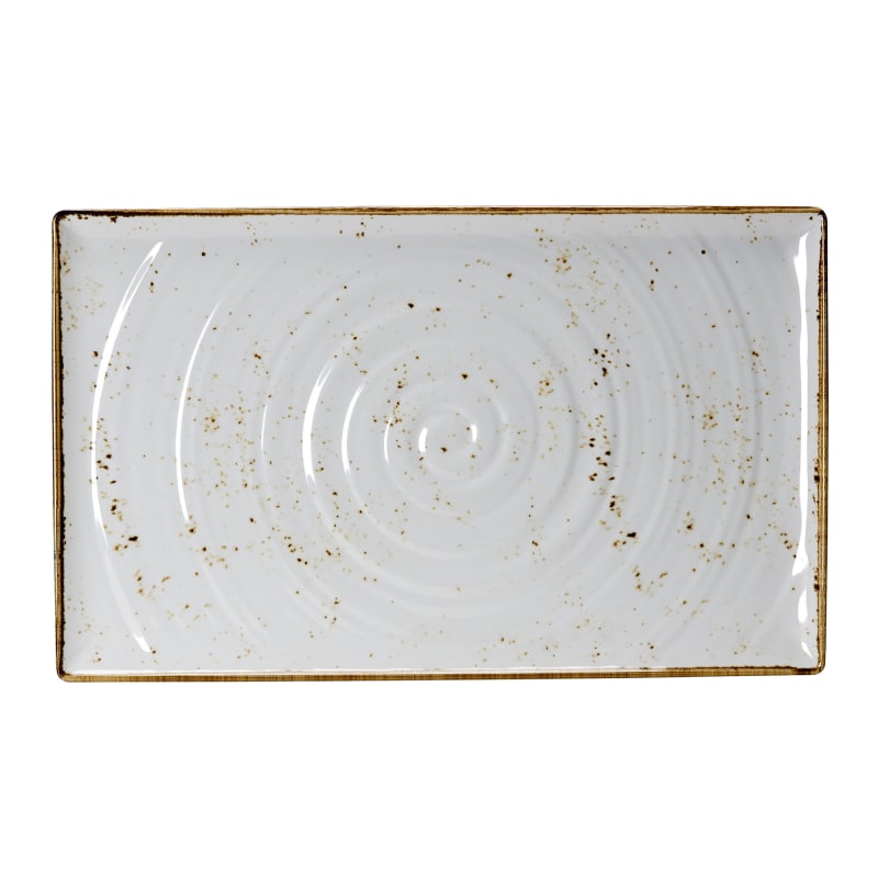 Steelite 68A416EL591 Creations Craft 21" x 12-3/4" Rectangular White Coupe Rim Platter