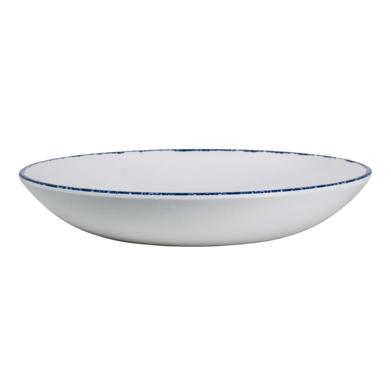 Steelite 7068MM301 Creations Blue Dapple 36 oz. Round Blue Bowl