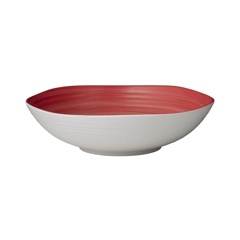 Steelite 7125TM072 Creations Revel 48 oz. Round Coral Red Bowl
