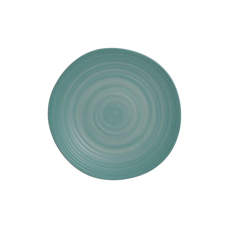 Steelite 7126TM073 Creations Revel 6-1/2" Round Turqoise Coupe Rim Plate