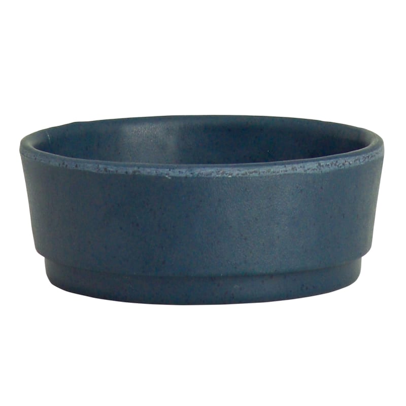 Steelite 7179TM511 Creations Cali 2 oz. Round Harbor Blue Dish
