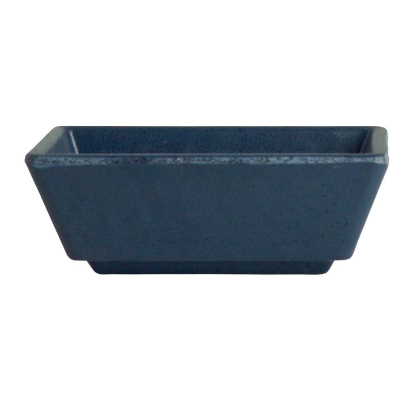 Steelite 7179TM515 Creations Cali 2 oz. Rectangular Harbor Blue Dish