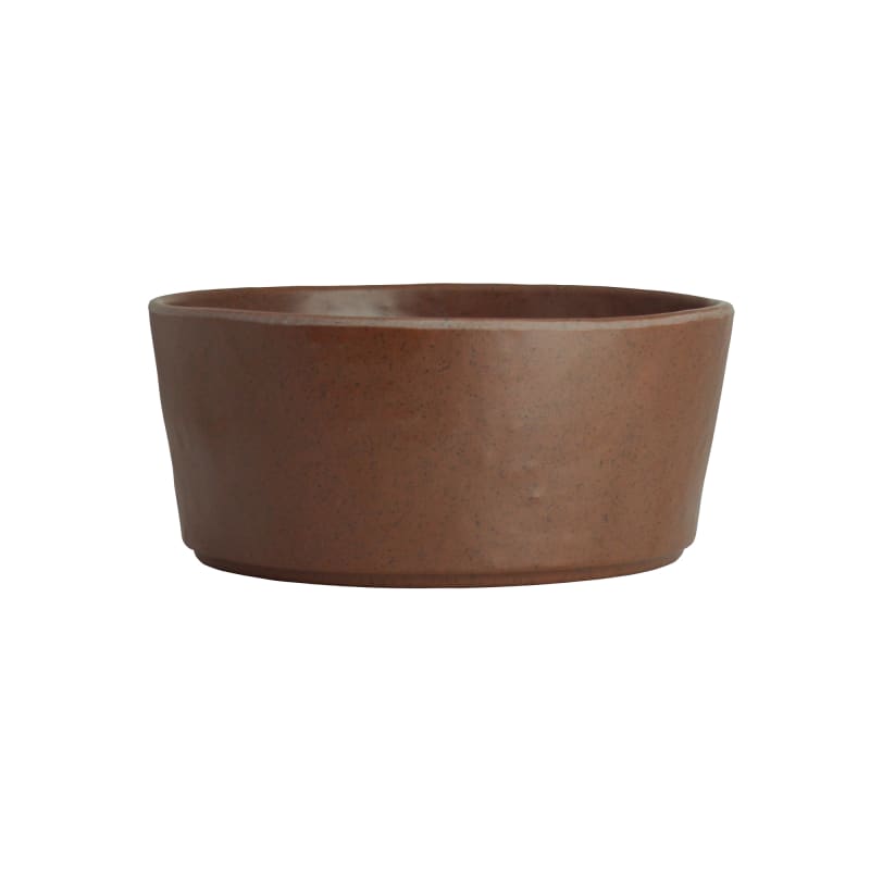 Steelite 7180TM518 Creations Cali 17-1/2 oz. Round Redwood Brown Bowl