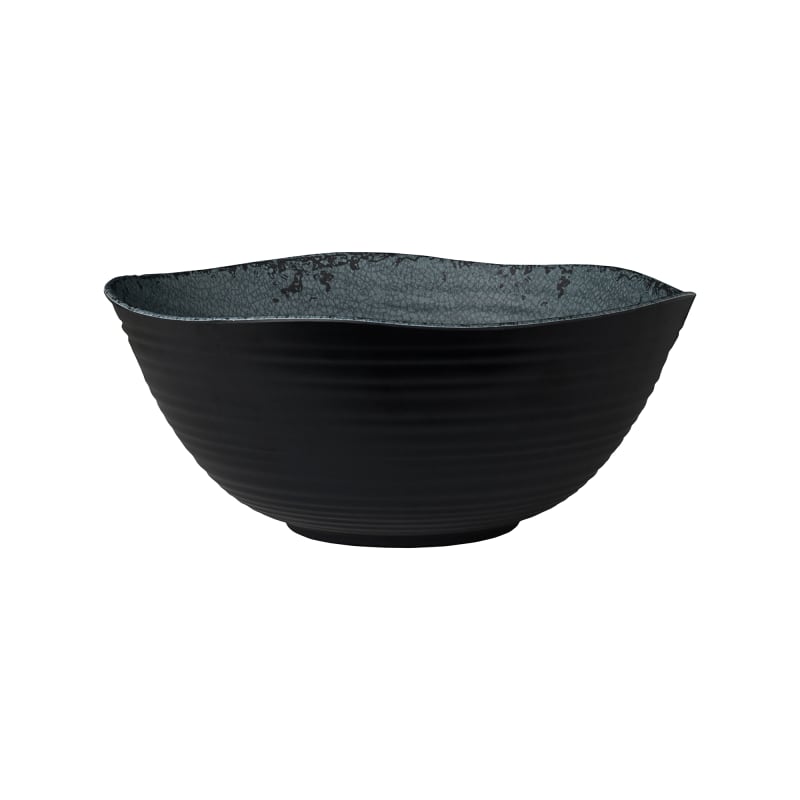 Steelite 7184TM042 Creations Pompeii 1 Gal. Round Slate Black Bowl