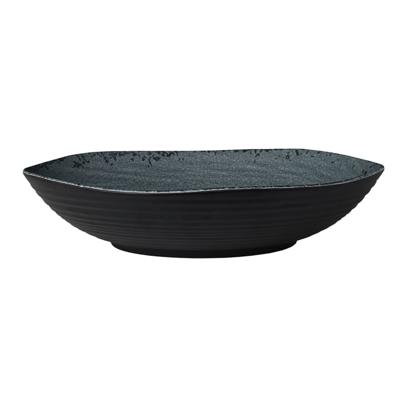 Steelite 7184TM043 Creations Pompeii 1 Gal. Round Slate Black Bowl