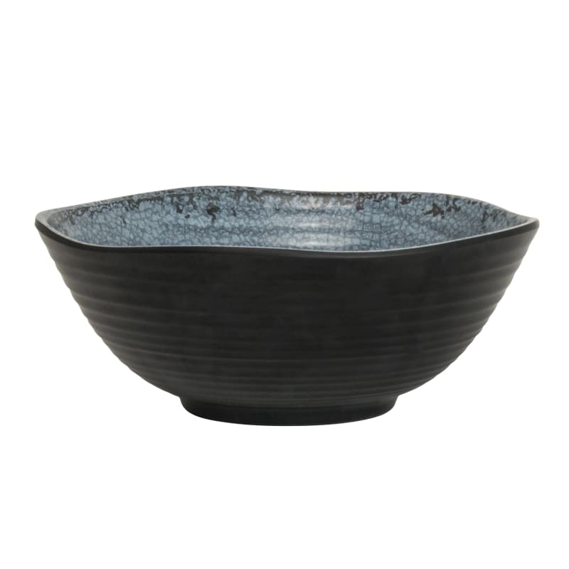 Steelite 7184TM071 Creations Pompeii 29 oz. Round Slate Black Bowl