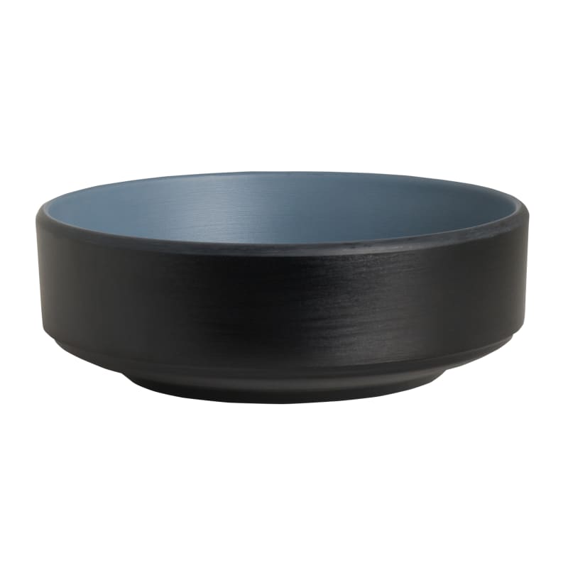 Steelite 7830JB007 Creations Baja 21-1/4 oz. Round Lagoon Blue Bowl