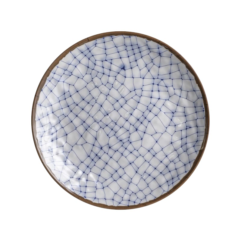 Steelite 7900BR701 Creations Tribeca 11" Round Blue Coupe Rim Plate