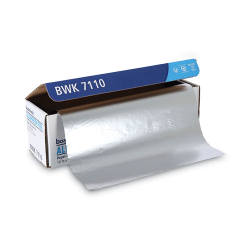 Boardwalk BWK7110 Standard Aluminum Foil Roll, 63 Gauge, 12" x 500 ft
