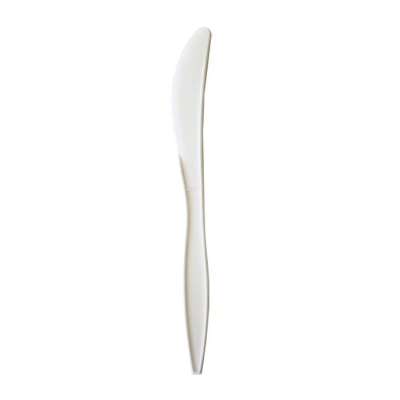 Boardwalk BWKKNIFEPPMW Mediumweight Polypropylene Cutlery, Knife, 5.86", Plastic, White, 1,000/Carton