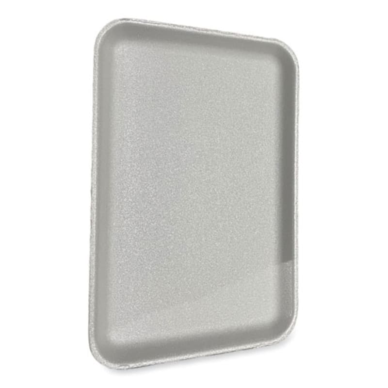 Gen GEN1014WH Meat Trays, 13.81 x 9.25 x 0.71, White, Foam, 100/Carton