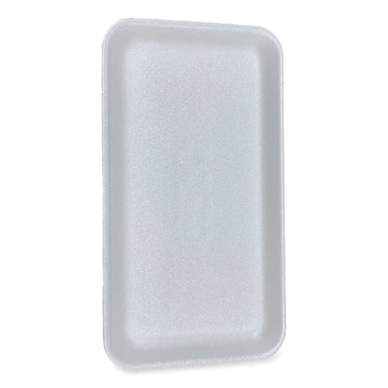 Gen GEN1525WH Meat Trays, #1525, 14.5 x 8 x 0.75, White, Foam, 250/Carton