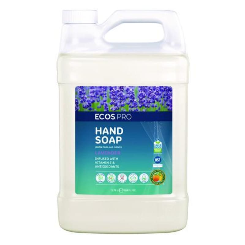 ECOS® PRO PL966504CT Liquid Hand Soap, Lavender, 1 gal, 4/Carton