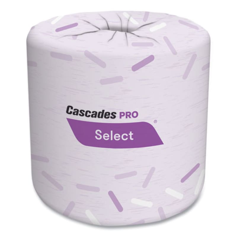 Cascades PRO B211 Select Standard Bath Tissue, 2-Ply, White, 500 Sheets/Roll, 80 Rolls/Carton