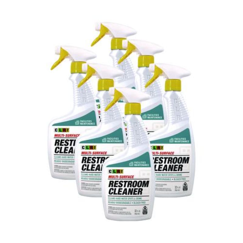 CLR FM-CLR32-6PRO Calcium, Lime and Rust Remover, 32 oz Spray Bottle, 6/Carton
