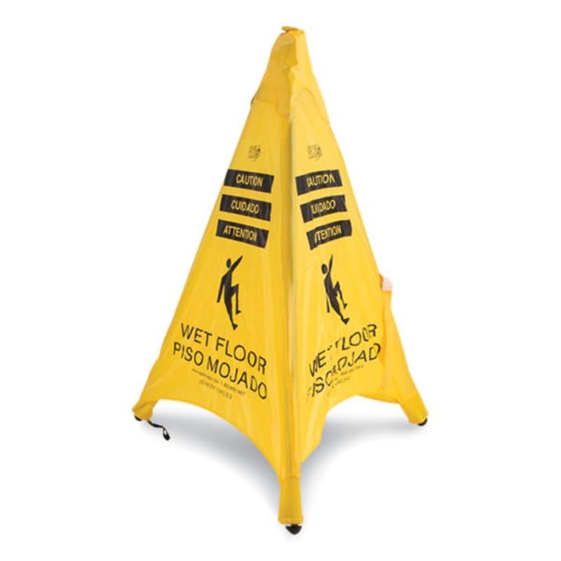 Spill Magic™ 220SC Pop Up Safety Cone, 3 X 2.5 X 20, Yellow