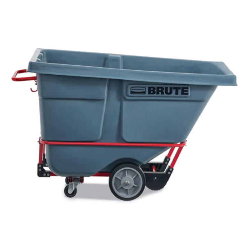 Rubbermaid 2192465 0.5 cu yd BRUTE DURATILT Frame Tilt Truck, Heavy Duty, 1,400 lb Capacity, Gray