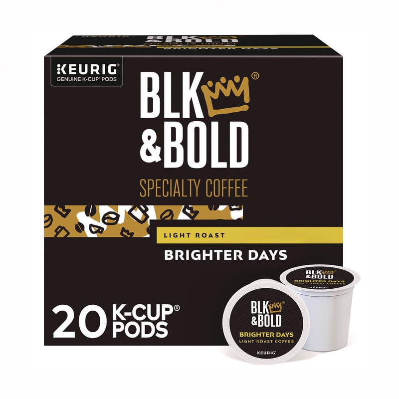 BLK & Bold BKD5000372406 Brighter Days Coffee K-Cups, 20/Box