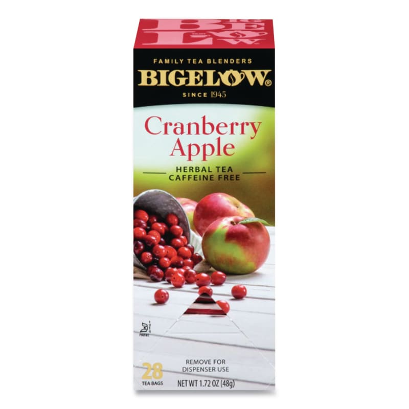 Bigelow BTC10400 Cranberry Apple Herbal Tea, 28/box