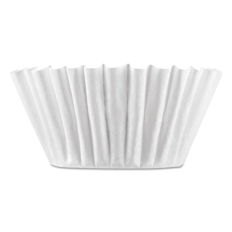 BUNN BUNBCF100B Coffee Filters, 8 To 12 Cup Size, Flat Bottom, 100/pack