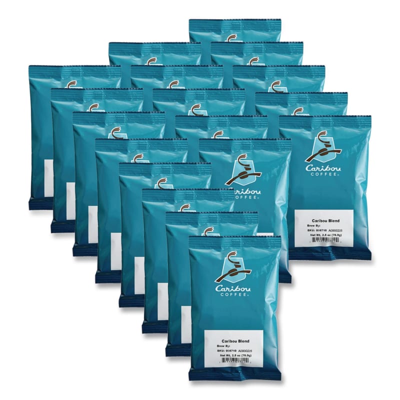 Caribou Coffee CCF008710 Caribou Blend Ground Coffee, 2.5 Oz, 18/carton