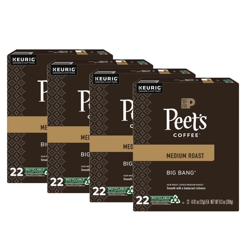 Peet's Coffee & Tea GMT6664CT Big Bang K-Cups, 88/Carton