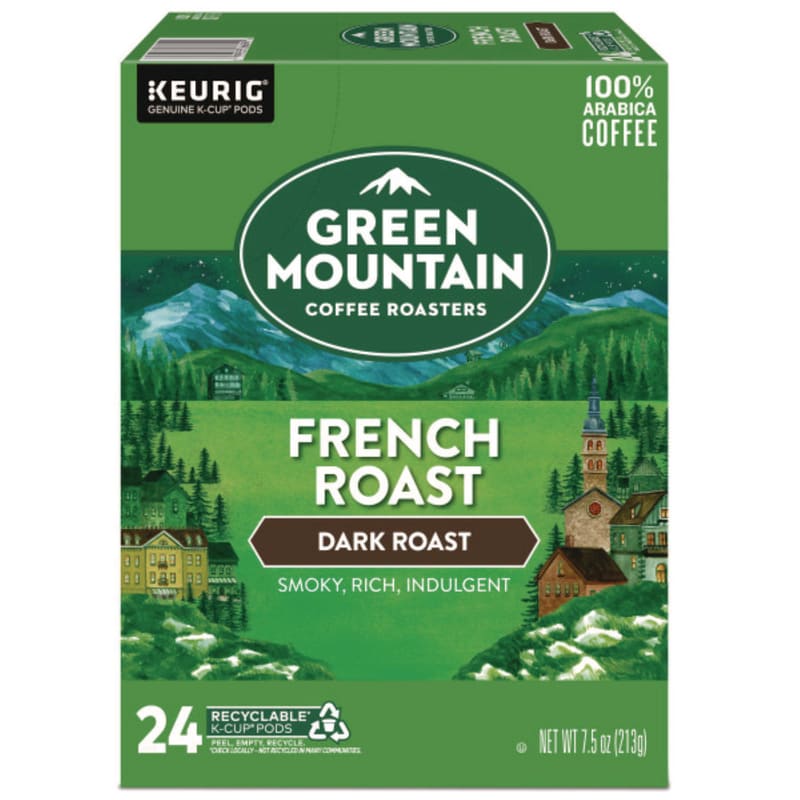 Green Mountain Coffee GMT6694 French Roast Coffee K-Cups, 24/box