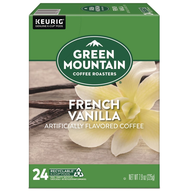Green Mountain Coffee GMT6732 French Vanilla Coffee K-Cup Pods, 24/box